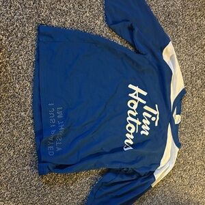 Kids Blue and White Shirt